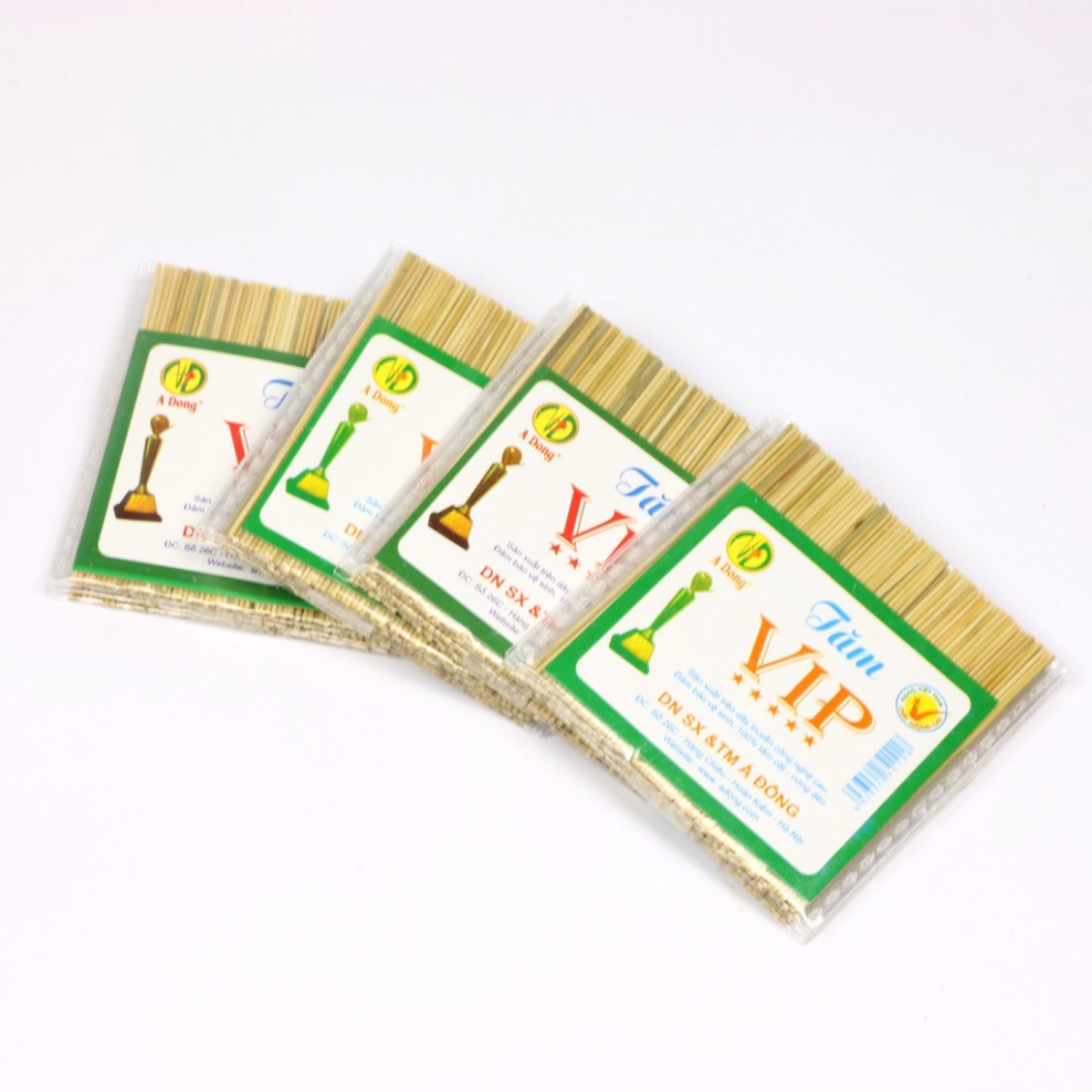 Set 2 gói tăm víp Á Đông bằng tre