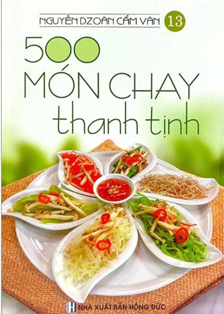 Sách - BOXSET 500 MÓN CHAY THANH TỊNH - NGUYỄN DZOÃN CẨM VÂN (TRỌN BỘ 16 TẬP)