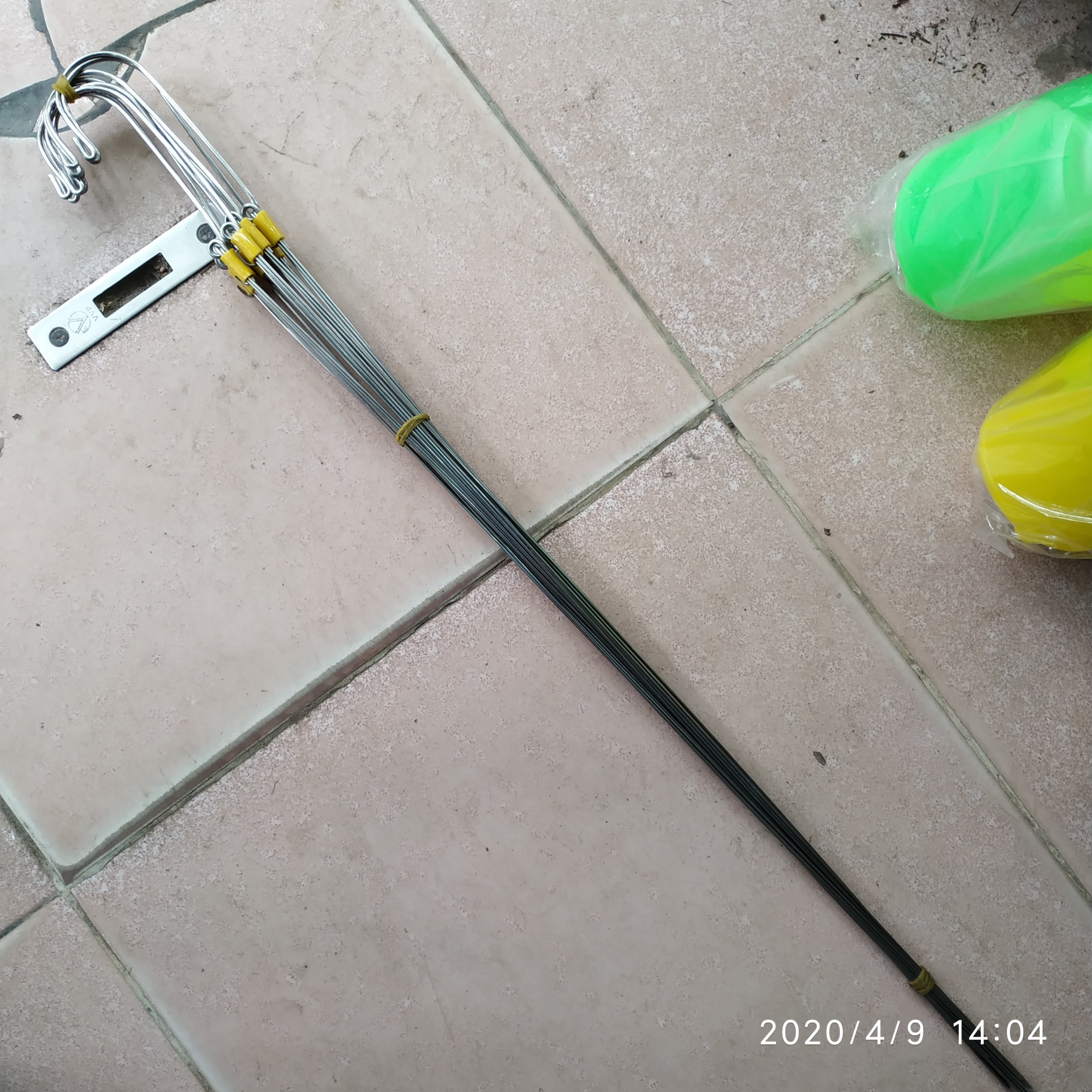 Combo 10 moc inox treo châu lan dài 60cm