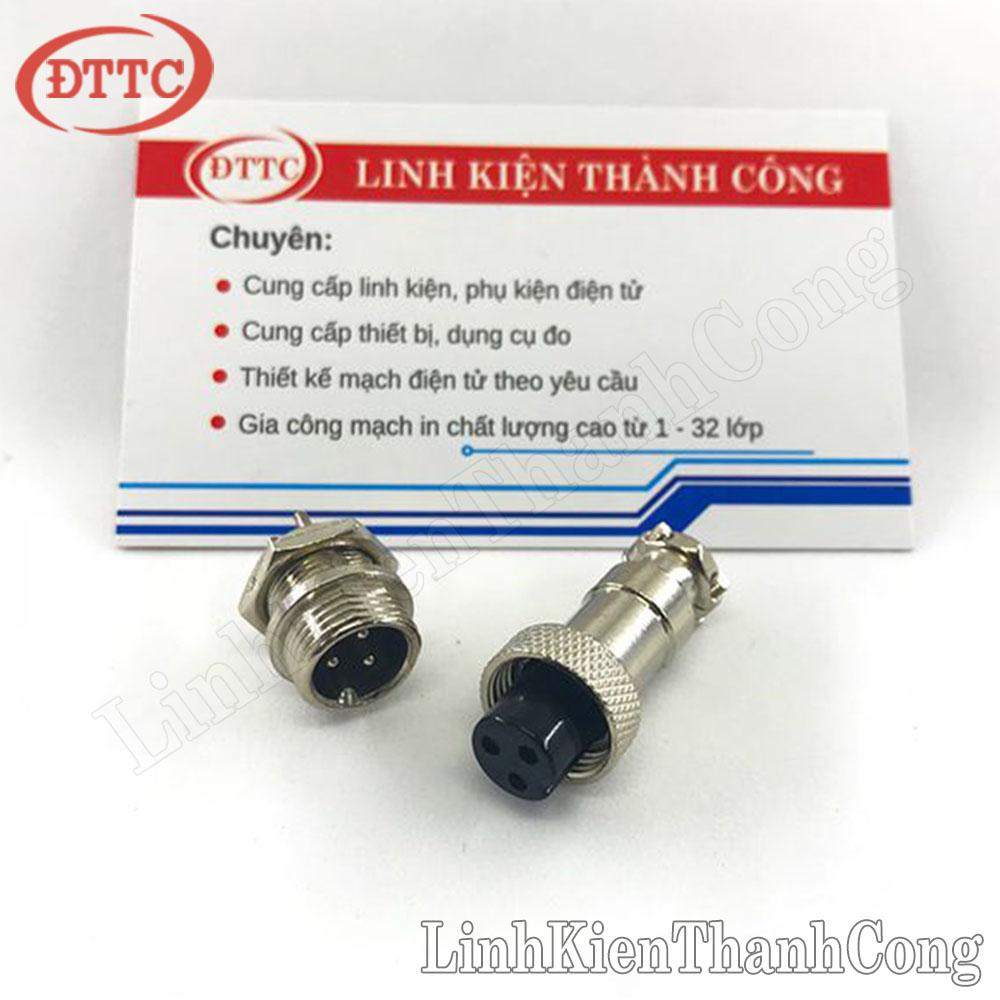 Cặp Jack GX12-3P (Đực + Cái)