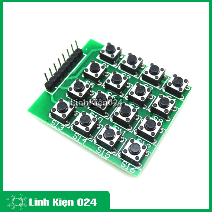 Bàn phím ma trận 4x4 v2