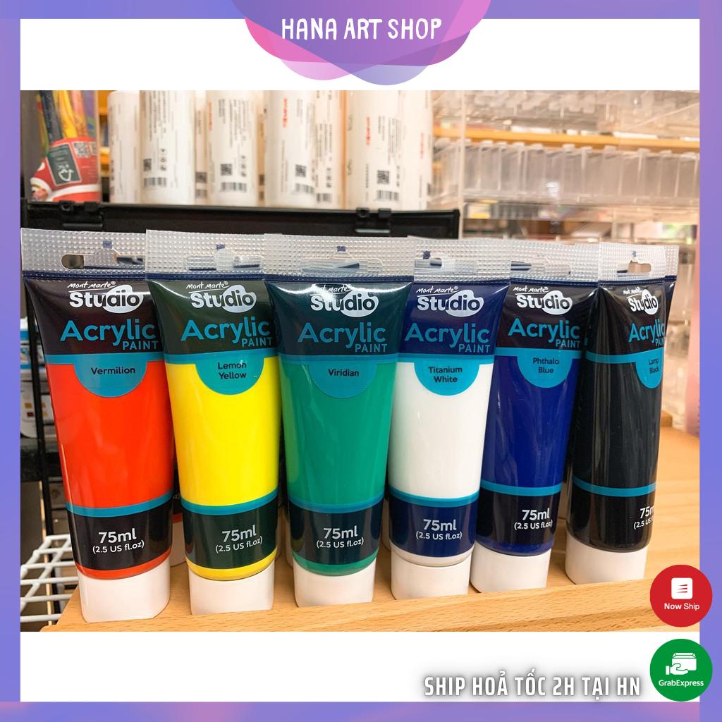 Màu Acrylic Studio Mont Marte - Tuýp lẻ - 75ml