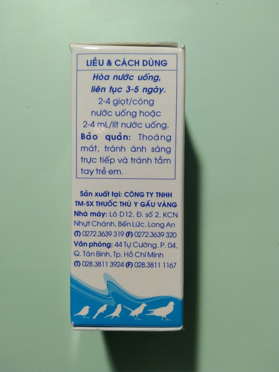 1 LỌ PROCIN 50A CHO CHIM