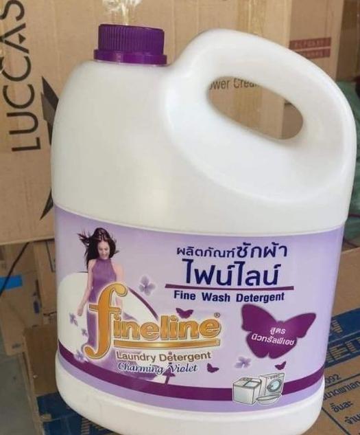 [HCM]NƯỚC GIẶT XẢ FINELINE 3000ML THÁI LAN MÀU (TÍM)