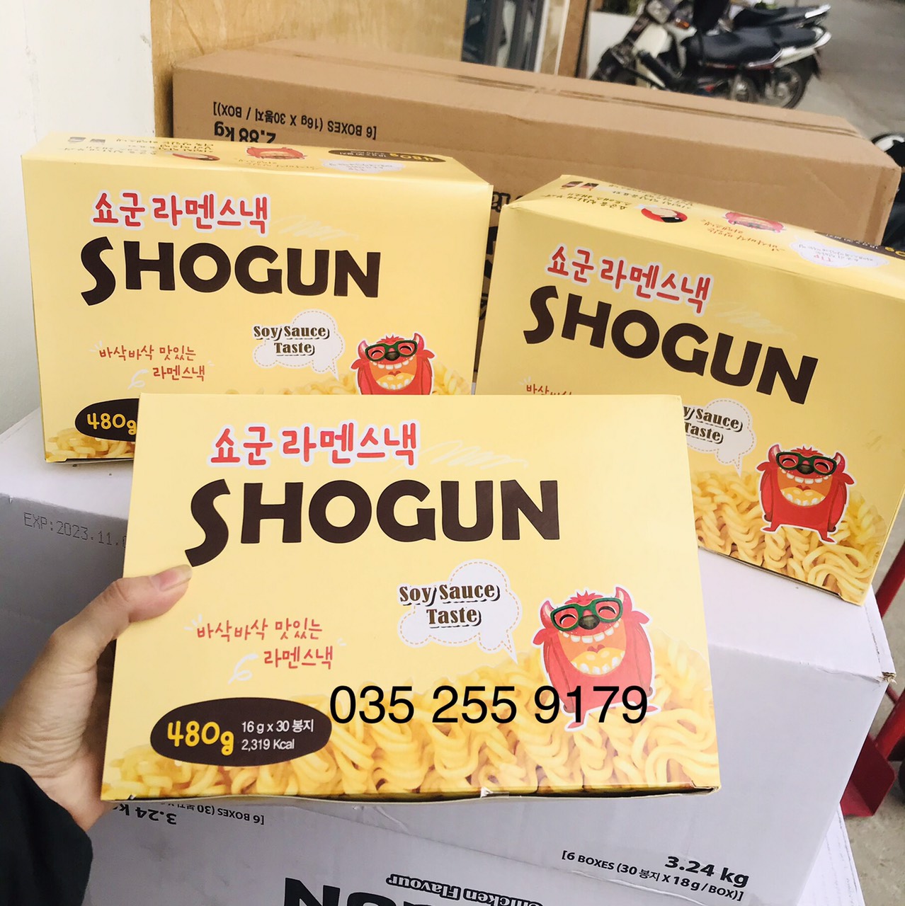 Mì ăn liền trẻ em Shugon Hộp 30 gói