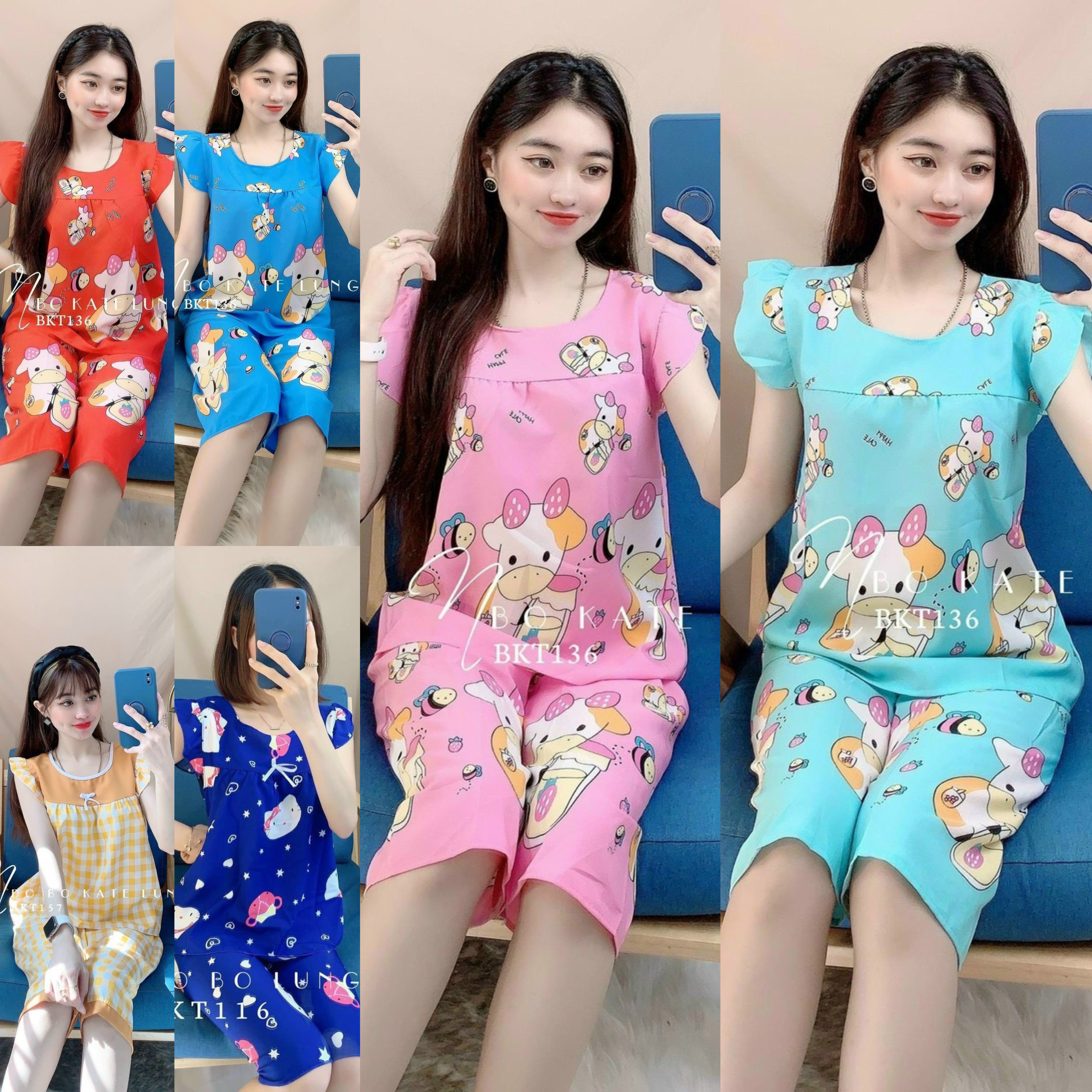 ĐỒ BỘ LỬNG CÁNH TIÊN LỤA HÀN ĐẸP DƯỚI 50kg