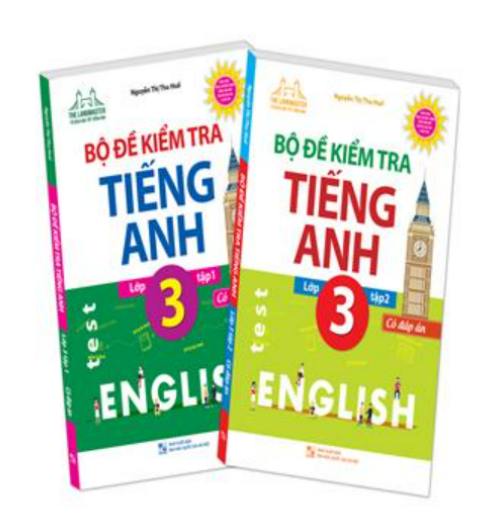 Combo 2 cuốn The langmaster - Bộ đề kiểm tra tiếng Anh lớp 3 tập 1+ tập 2 - Có đáp án