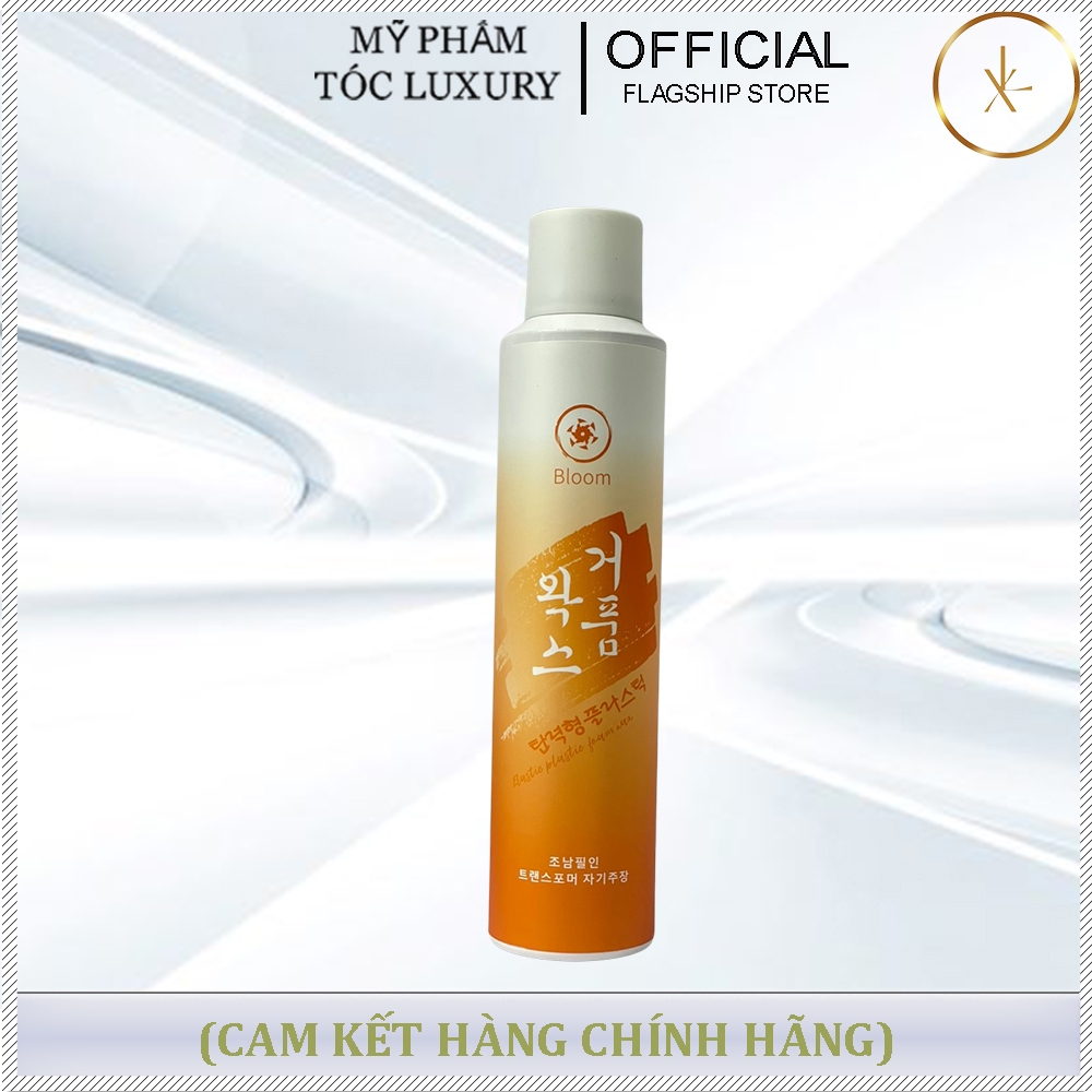 Keo Mousse Bọt Tạo Kiểu Tóc Mềm Bloom 300ml - HRBX300 ( giữ nếp tóc uốn hippie , xù mỳ)
