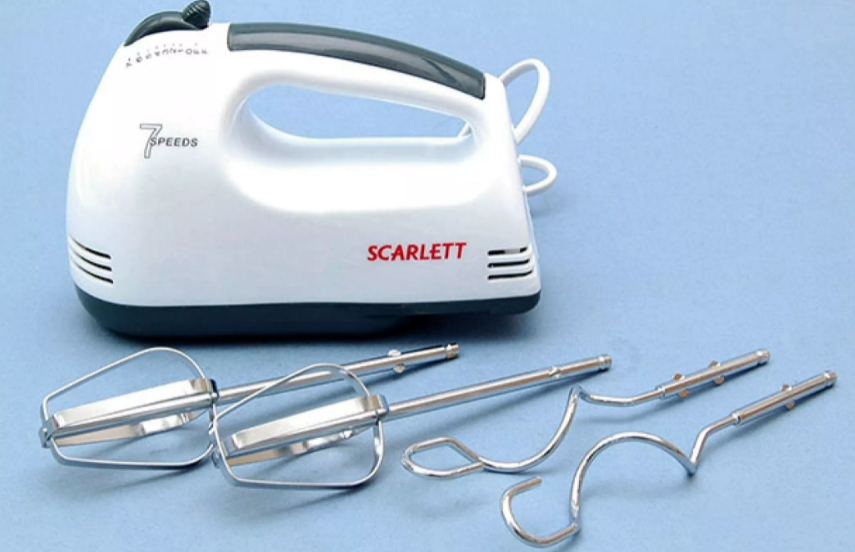 2c360-Máy Đánh Trứng Cầm Tay 7 Tốc Độ SCARLETT