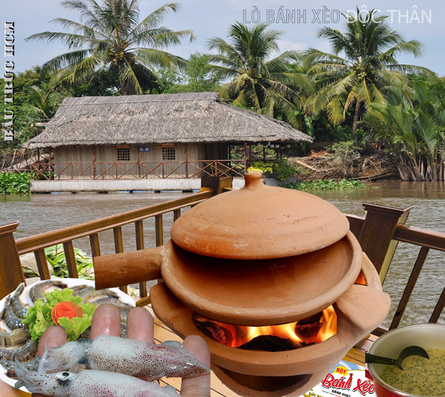 Bộ Combo Chảo Lò Bánh Xèo Big Size