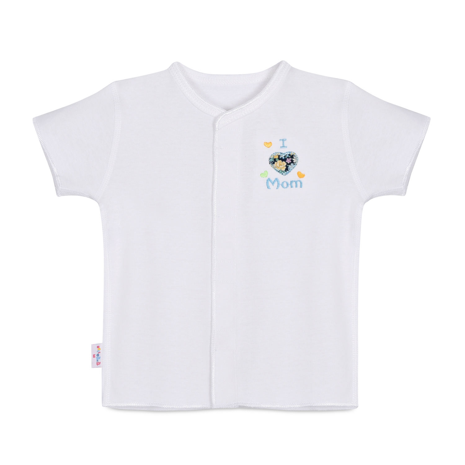 Áo sơ sinh cổ tim tay ngắn AL0259 - HELLO BB