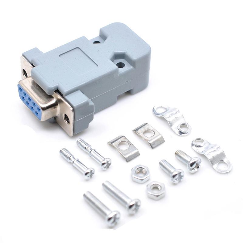 10 chiếc - Đầu hàn vỏ ốp DB9 RS232 cổng đực (male)