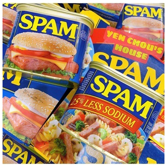 Thịt Hộp Spam Mỹ  [thường và ít mặn] ( 340g )