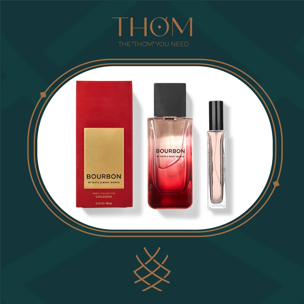NƯỚC HOA NAM BATH & BODY WORKS EAU DE COLOGNE - BOURBON