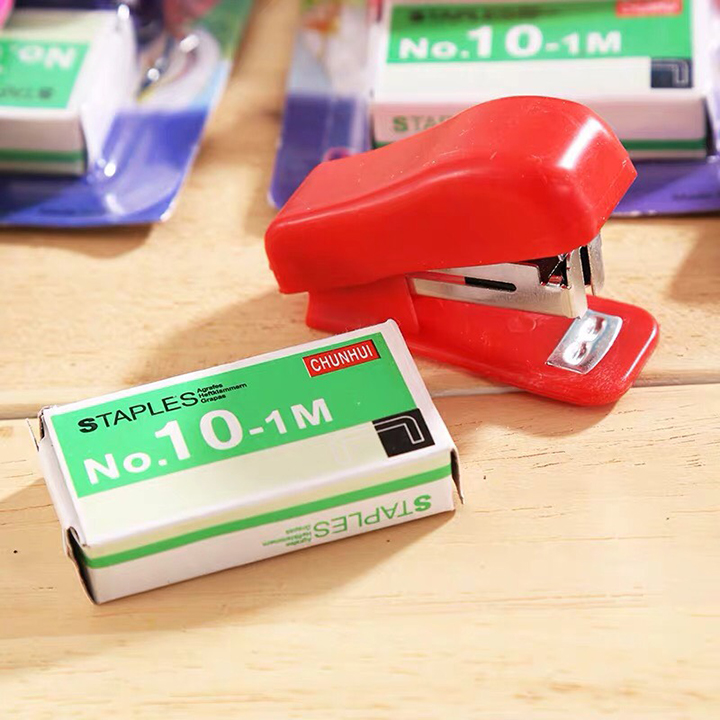 Dập ghim mini nhỏ gon tiện dụng- Gim văn phòng cao cấp