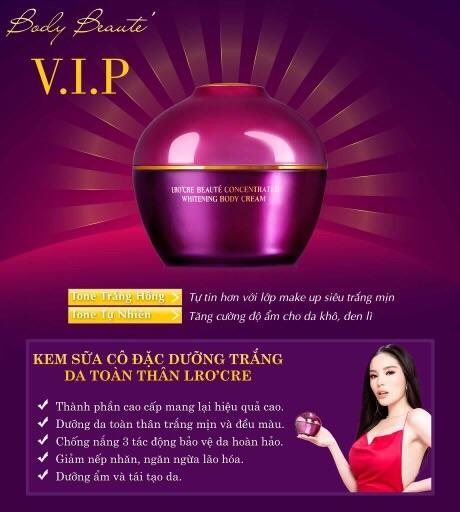 Kem Body Vip Lro’cre (Dưỡng Trắng Da Toàn Thân)