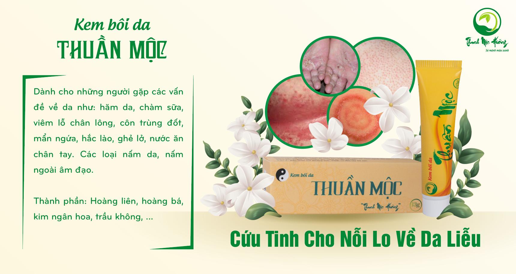 [HCM][CHÍNH HÃNG] Kem Bôi Da Thuần Mộc