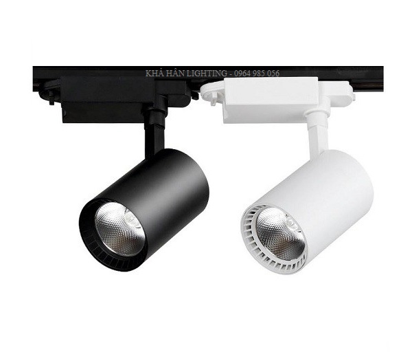 Đèn rọi ray cob ống bơ 10w, 20w, 30w tiết kiệm năng lượng - đèn khả hân đèn rọi ray, đèn chiếu điểm, đèn rọi trang trí shop, showroom