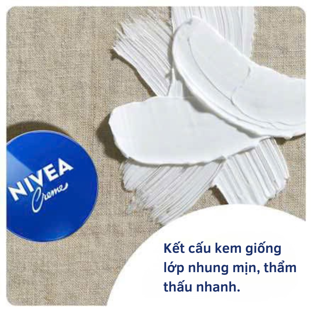 Kem dưỡng ẩm Nivea Creme hộp thiếc xanh (Đức)