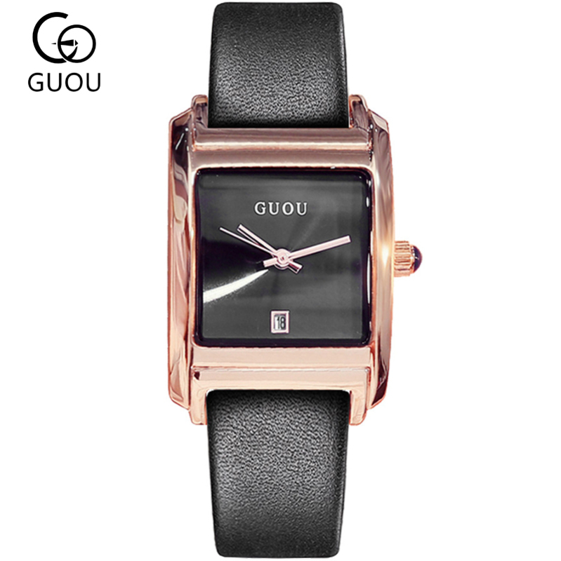Nơi bán Đồng hồ Nữ GUOU ROSA Dây Mềm Mại đeo rất êm tay + Tặng Pin ĐH Dự Phòng - Đồng hồ nữ hàn quốc, Đồng hồ nữ chống nước, Đồng hồ nữ giá rẻ, Đẹp,Sang trọng,Đẳng cấp, Bền, Giá Sốc, Đồng hồ nữ thể thao