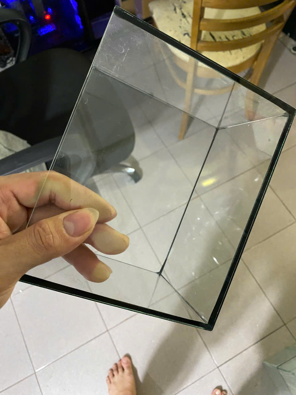 (Hỏa tốc HCM) Bể cá mini Hồ Cá Betta 15x10x15 dán giấu keo siêu đẹp BẢO HÀNH VỠ DO VẬN CHUYỂN