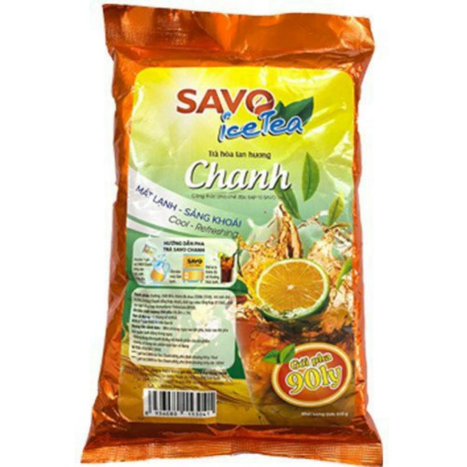 Trà chanh hòa tan SAVO (Túi 800g)