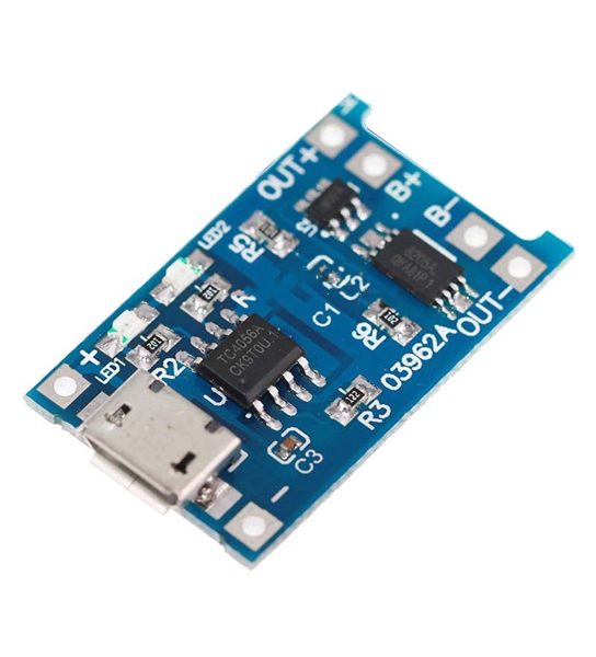 Mạch sạc cân bằng bảo vệ pin 1 cell 3.7v cổng sạc type-c