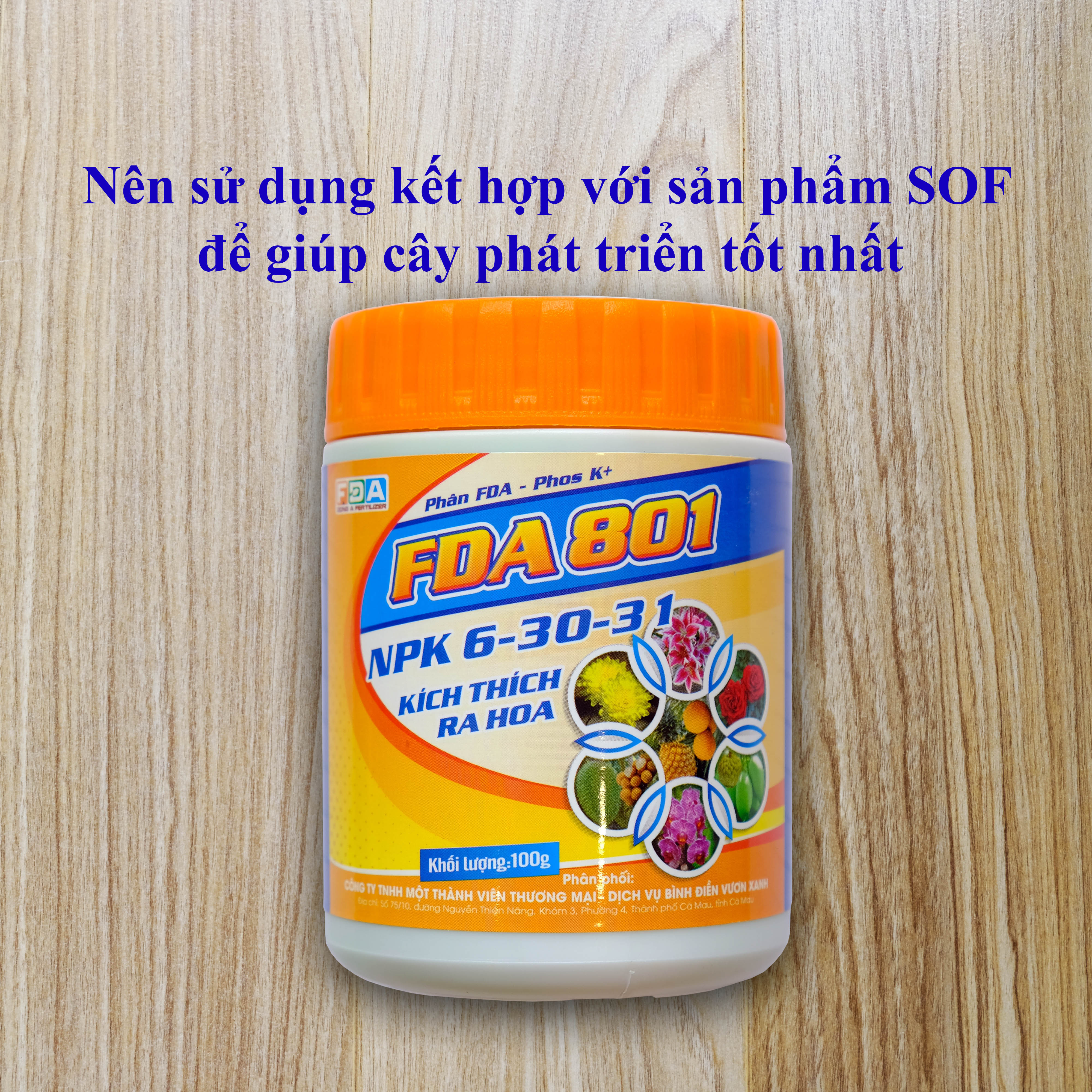 Combo bộ phân bón hoa hồng SOF
