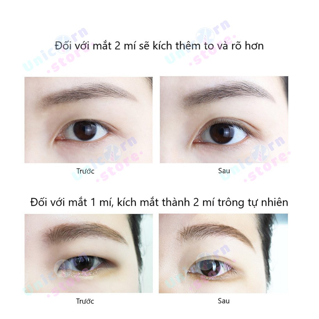 Miếng Dán Kích Mí Vô Hình Dạng Lưới Theo Tờ ( 48 miếng )