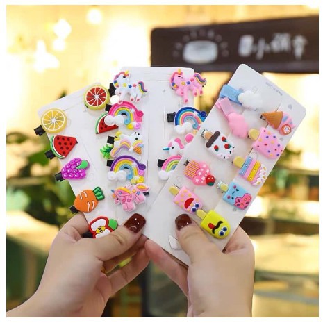 Vỉ 10 Kẹp Tóc Siêu Xinh