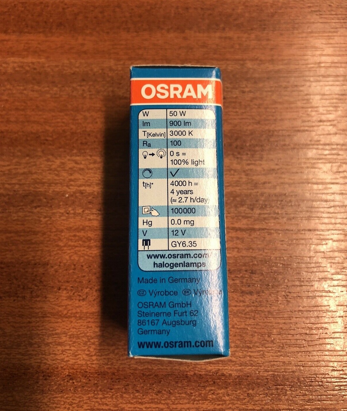 (SALE) Bóng halogen Osram Halostar 64440S 12V 50W