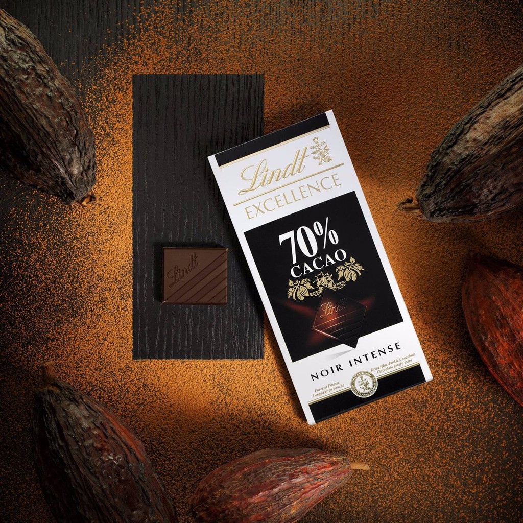 Socola đen 70% cacao 100g - Chocolate Lindt Excellence 70%