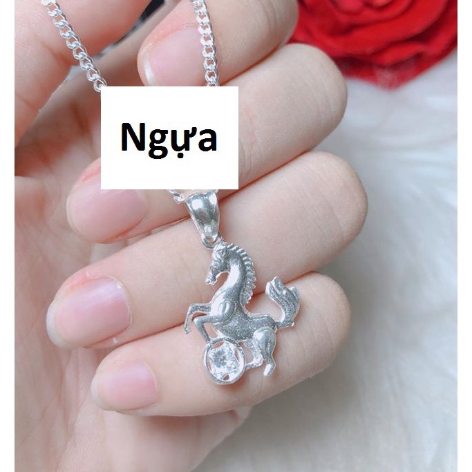 Dây chuyền BẠC TA mặt CON GIÁP cho BÉ yêu