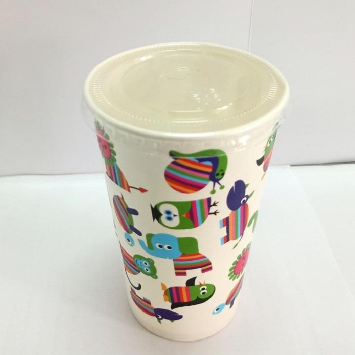Ly Giấy Trà Sữa  Nắp 547ml - 10 cái/dây