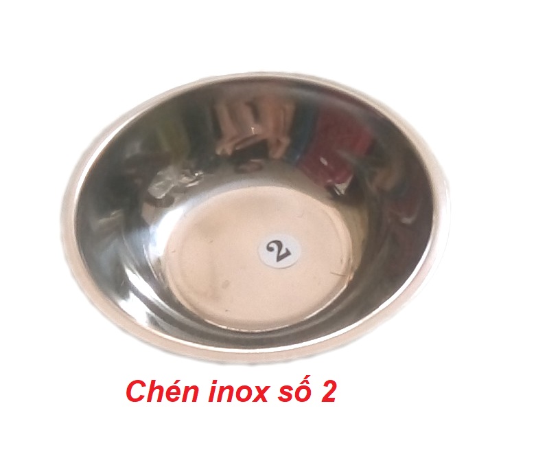 Chén inox số 2 (chum y tế)