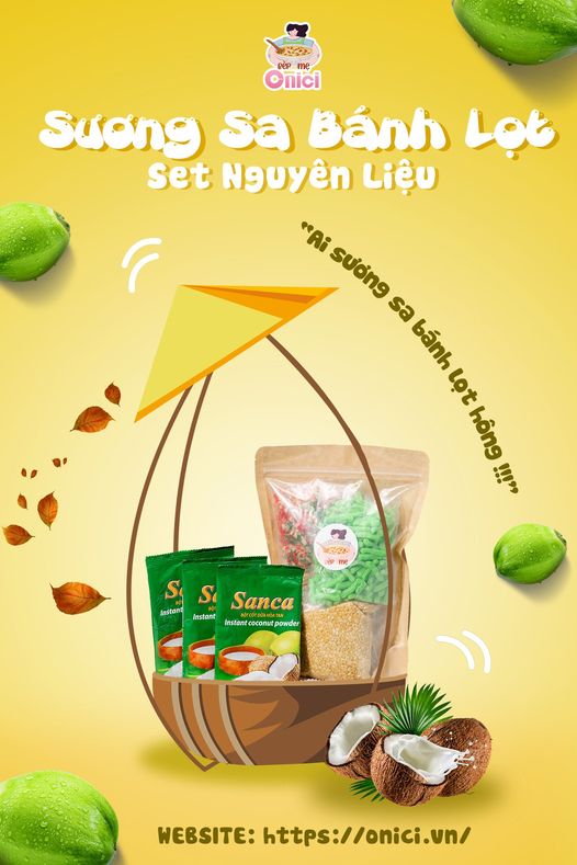 Chè Sương Sa Bánh Lọt Set Nguyên Liệu Bếp Của Mẹ onici