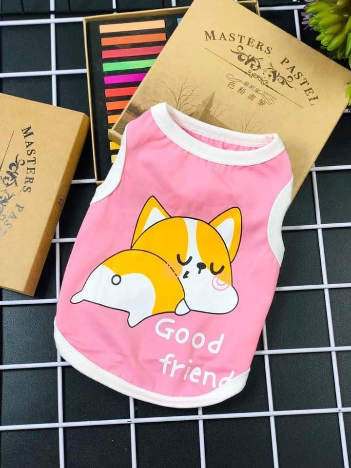 ÁO BA LỖ CORGI DỄ THƯƠNG - Áo cho chó mèo