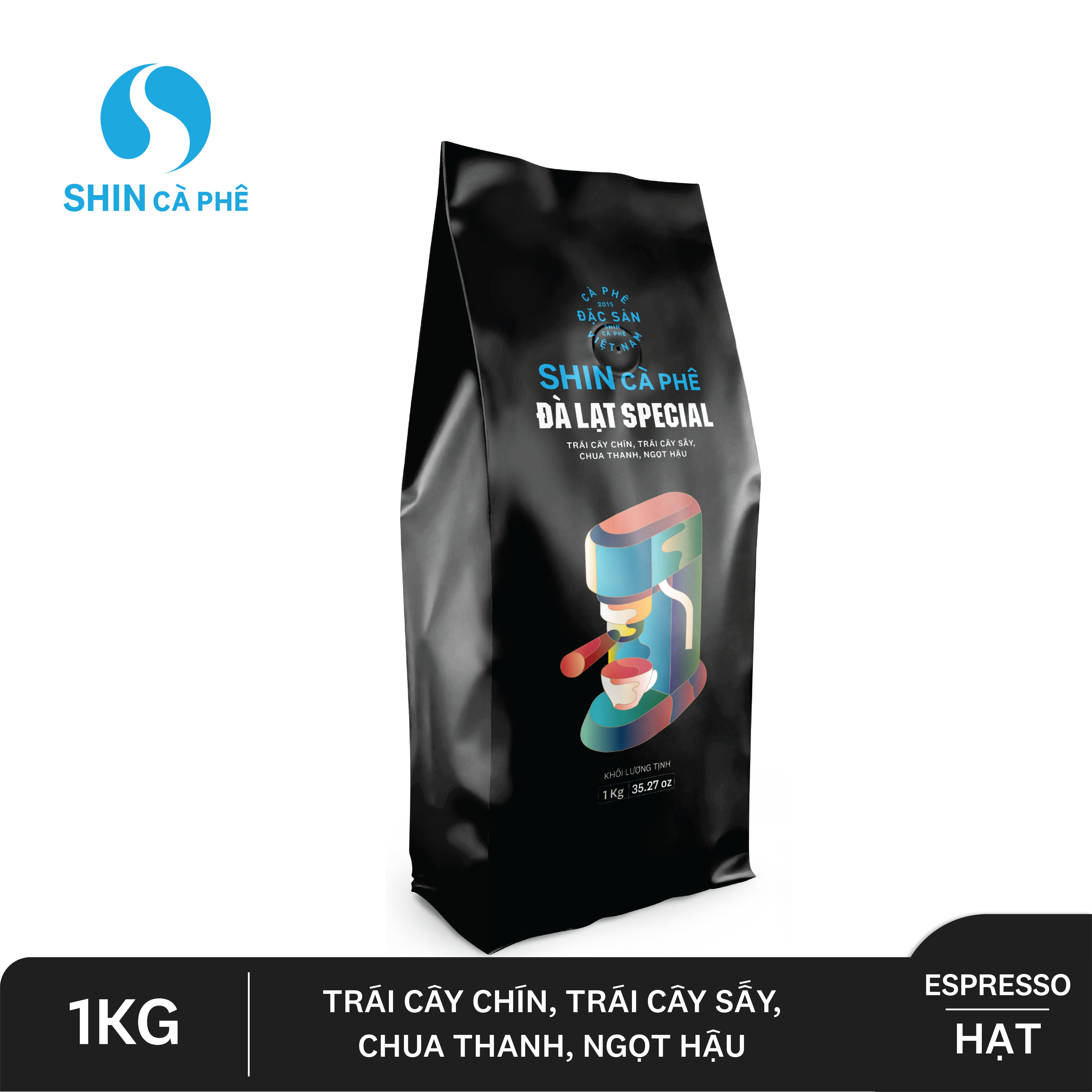 Cà phê Đà Lạt Special - SHIN Cà Phê - Cà phê pha máy - Gói 1kg