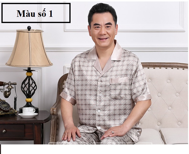 Bộ pyzama nam trung niên