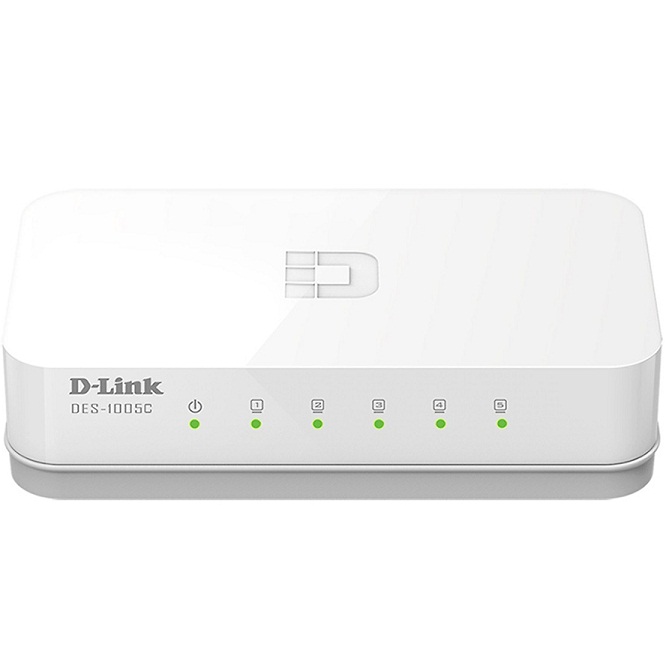 Switch chia mạng dlink des 1005c 5-port