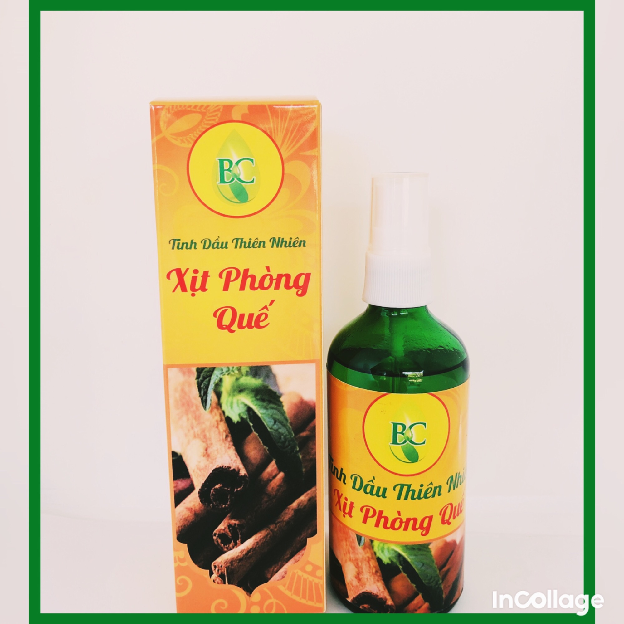 TINH DẦU XỊT KHỬ MÙI HƯƠNG QUẾ