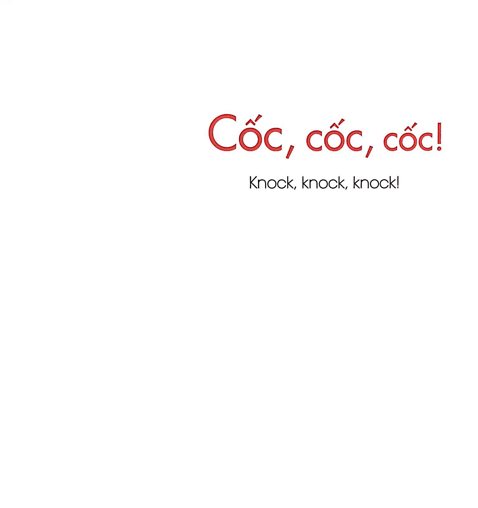 Fahasa - Cốc, Cốc, Cốc!
