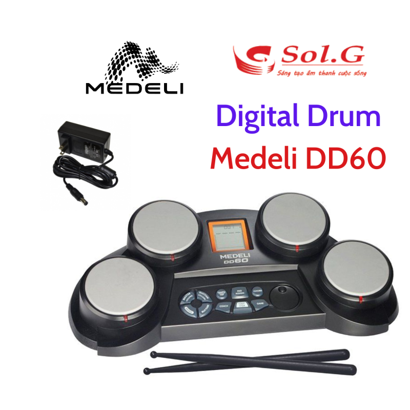 Trống điện tử Medeli DD60 cho người mới tập chơi