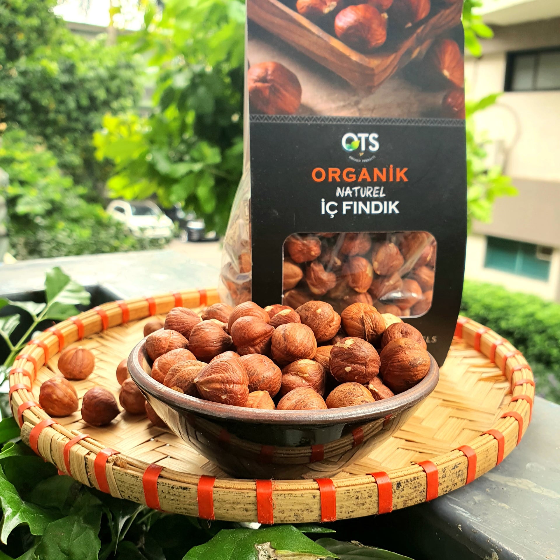 Hạt phỉ hữu cơ 200g OTS Organik Organic Raw Hazelnut Kernels