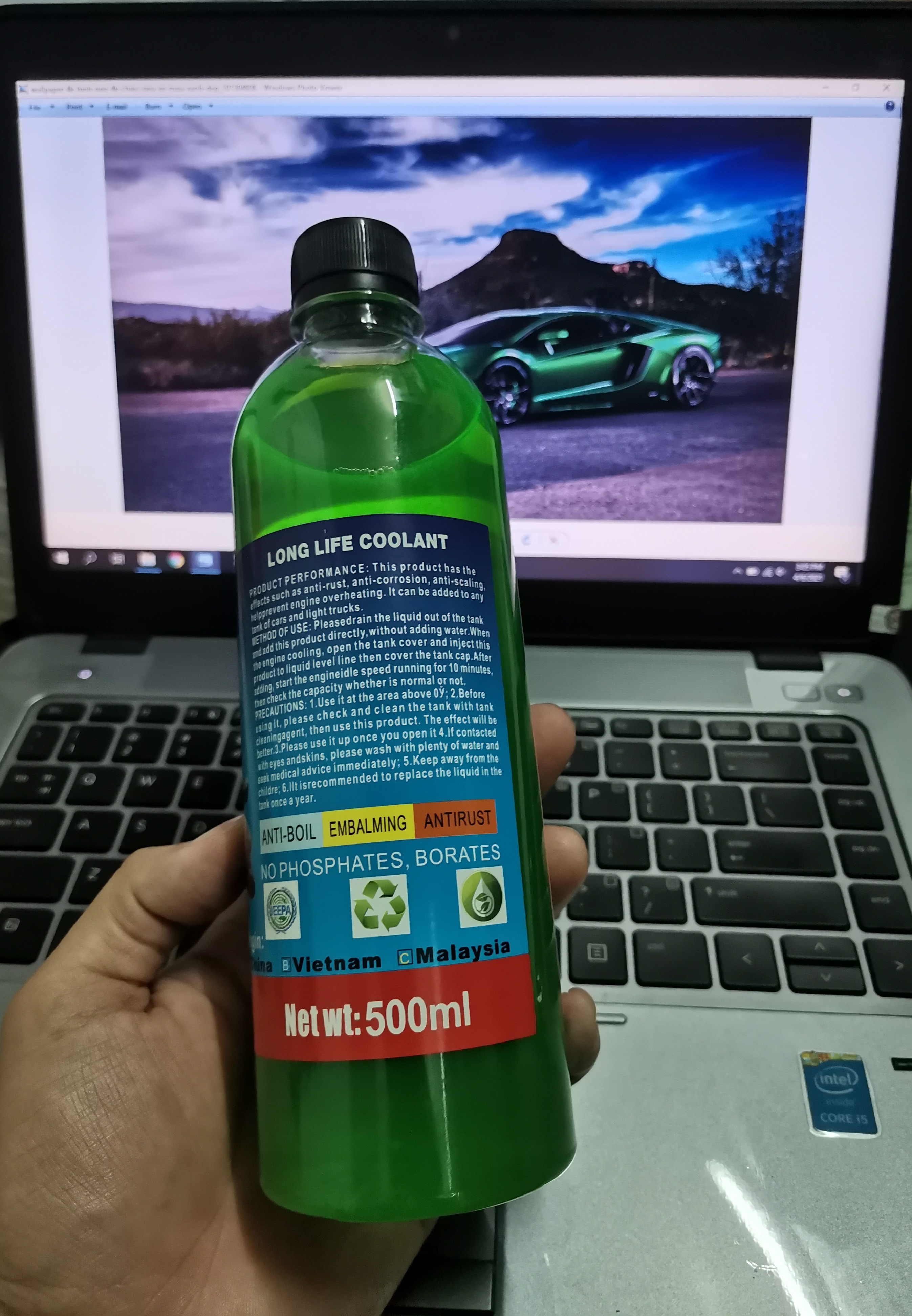[HCM]Nước làm mát động cơ cho mọi loại xe (500ml)