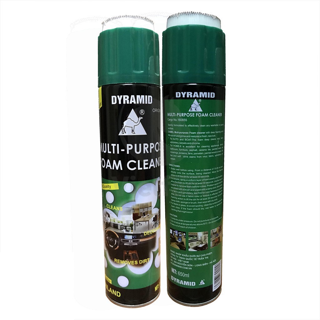Chai xịt tẩy nội thất xe ô tô Dyramid