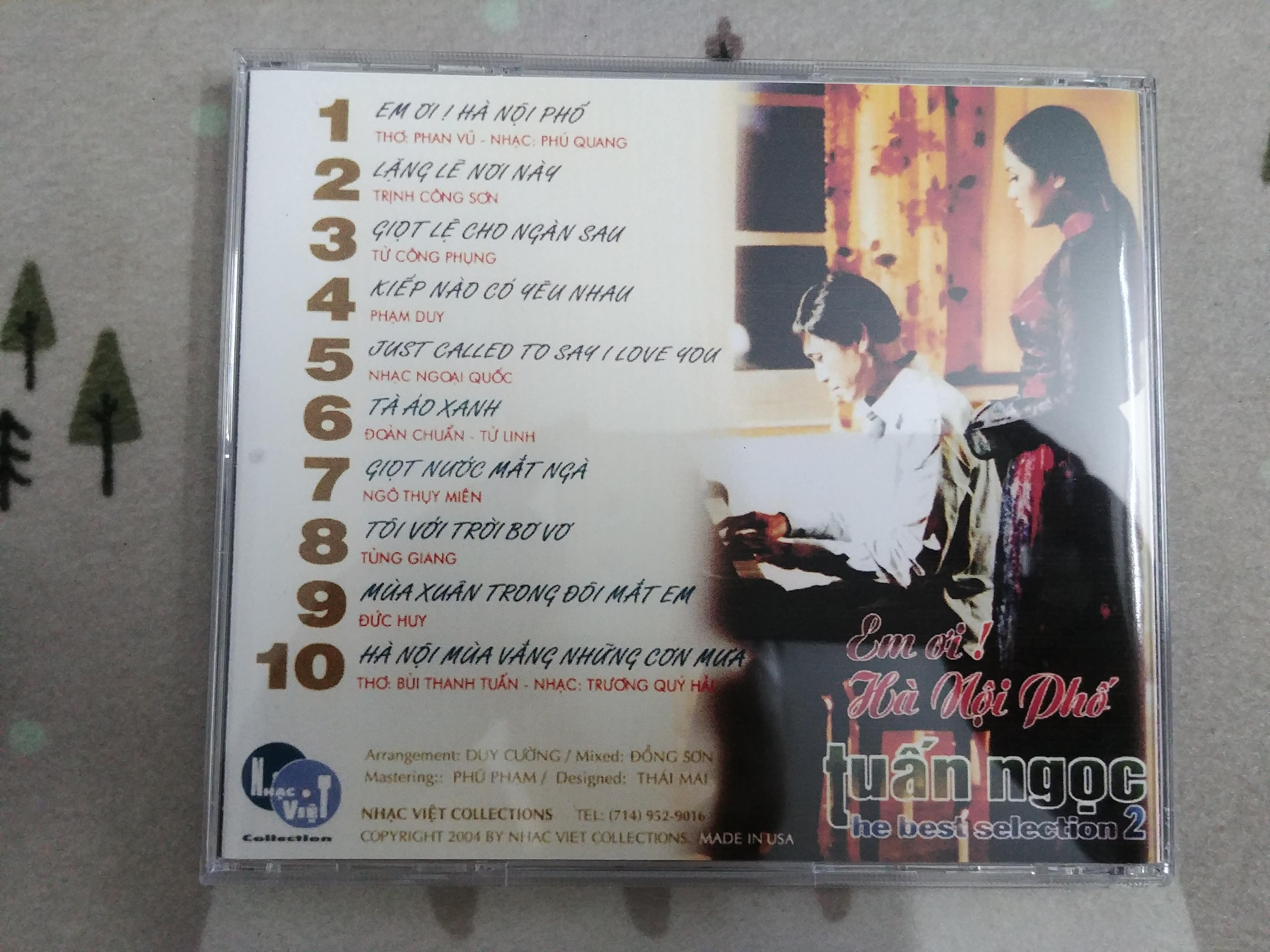 CD Em Ơi Hà Nội Phố - Tuấn Ngọc - Phono Mitsubishi