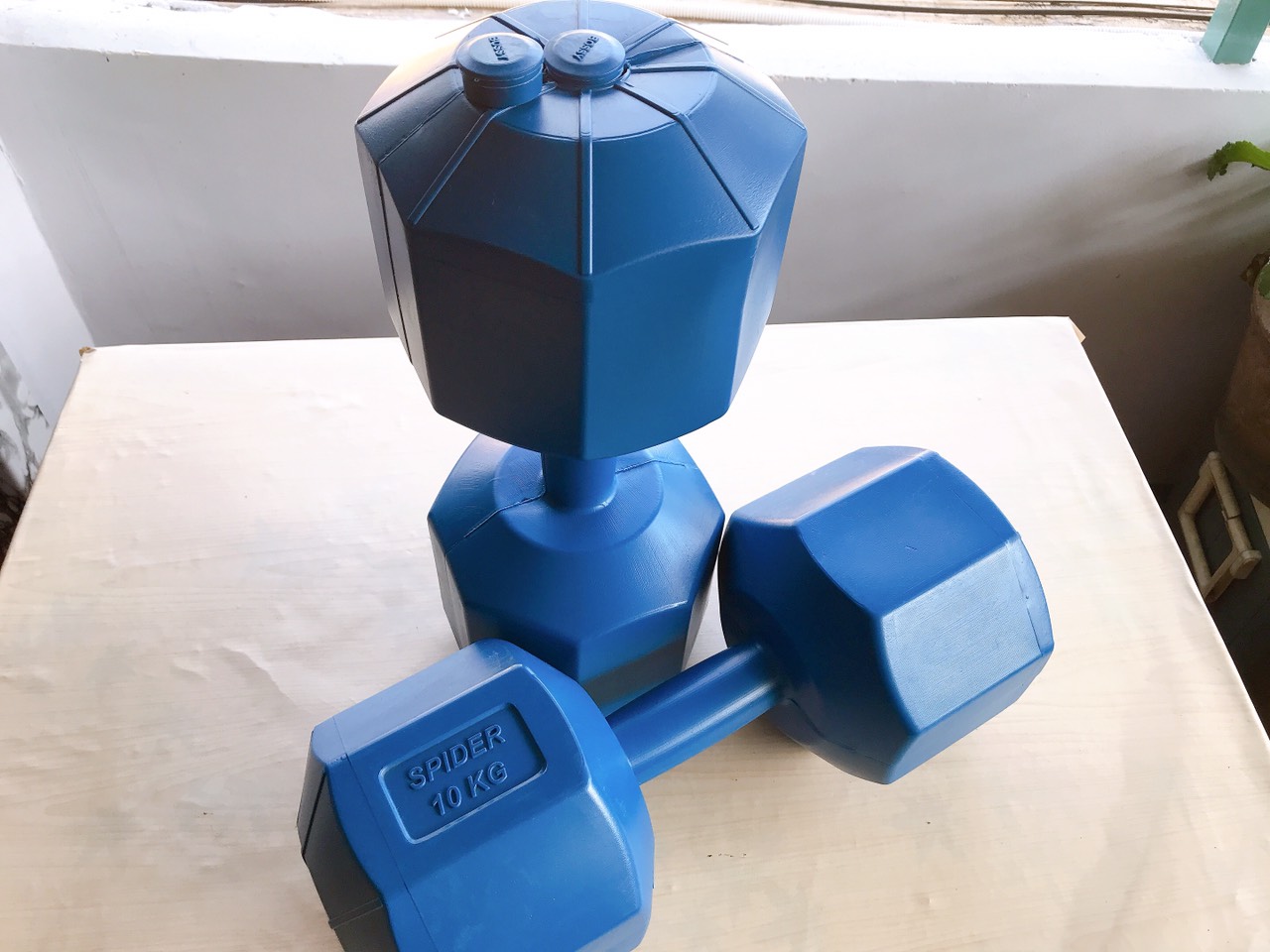 COMBO 4 VỎ TẠ TAY NHỰA (2 VỎ (5KG), 2 VỎ (8KG))