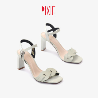 Giày Sandal Cao Gót 7cm Đế Vuông Pixie X728 thumbnail