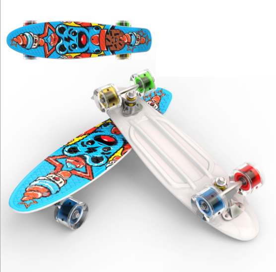Ván trượt trẻ em penny skateboard bánh có đèn